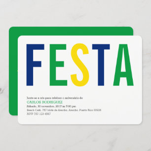 Partij: Uitnodigingen: Brazilië: Peruaanse vlag Kaart