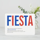 Partij: Uitnodigingen: Chili: Chileense vlag Kaart (Staand voorkant)