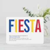 Partij: Uitnodigingen: Colombia: Colombiaanse vlag Kaart (Staand voorkant)