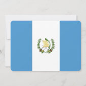Partij: Uitnodigingen: Guatemala: Guatemalteekse v Kaart (Achterkant)