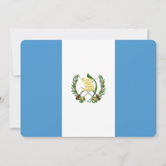 Partij: Uitnodigingen: Guatemala: Guatemalteekse v Kaart (Achterkant)