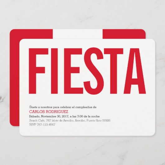 Partij: Uitnodigingen: Peru: Peruaanse vlag Kaart (Voorkant / Achterkant)