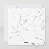 Partij uitnodigt feestdagenkaart (Achterkant)