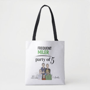 partij van 5 tote bag