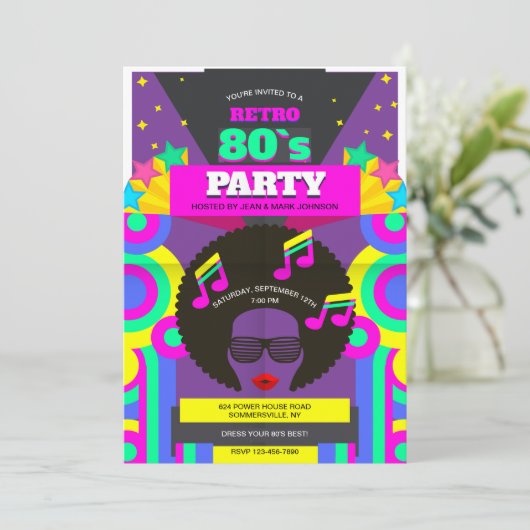 Partij van 80 kaart (Staand voorkant)