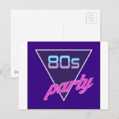 Partij van de 80 briefkaart (Voorkant / Achterkant)