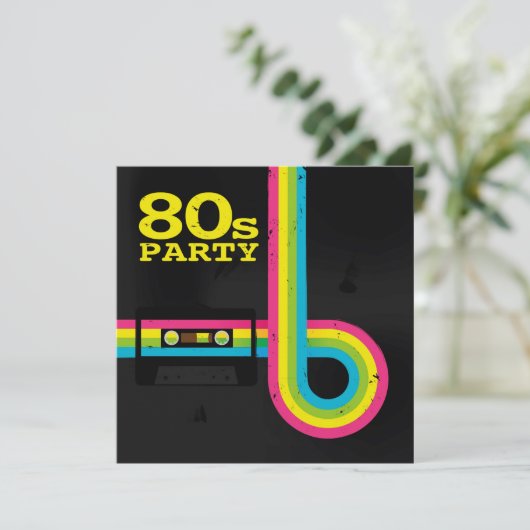 Partij van de 80 kaart (Staand voorkant)