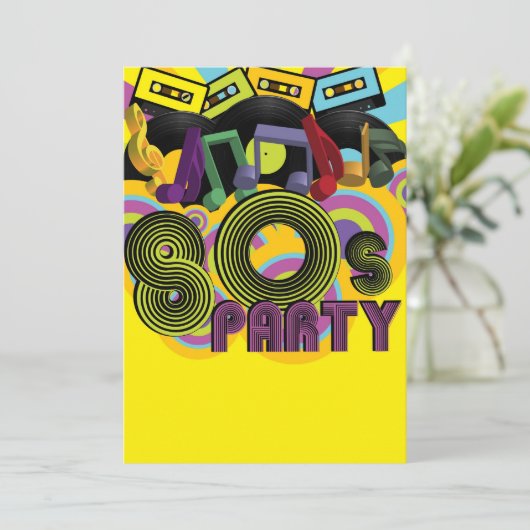 Partij van de 80 kaart (Staand voorkant)