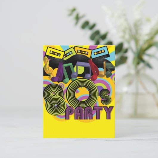 Partij van de 80 kaart (Staand voorkant)