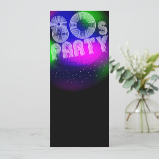 Partij van de 80 kaart (Staand voorkant)