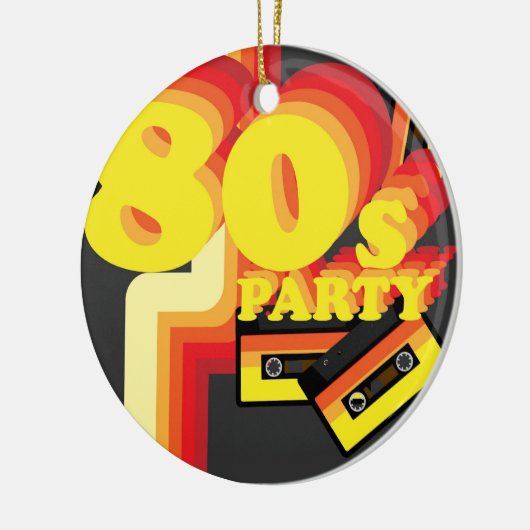 Partij van de 80 keramisch ornament (Links)