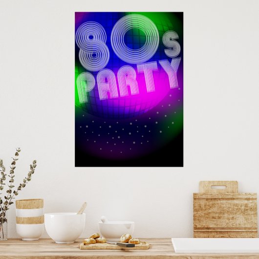 Partij van de 80 poster (Keuken)