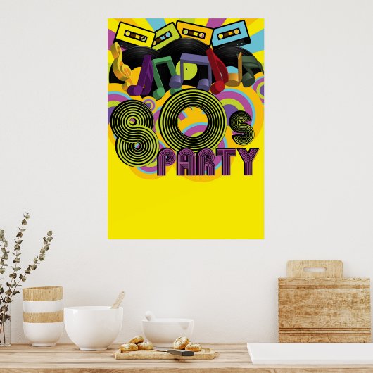 Partij van de 80 poster (Keuken)
