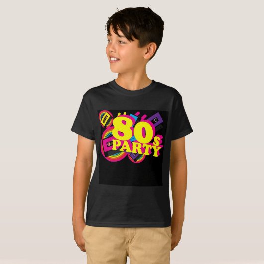 Partij van de 80 t-shirt (Voorkant volledig)