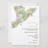 Partij van de Douane van de Vogel van de Liefde Kaart (Achterkant)