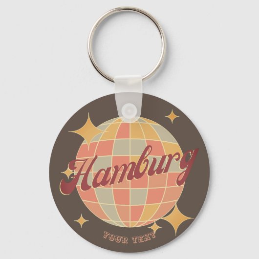  Partij van de Duitse Retro Sleutelhanger (Voorkant)