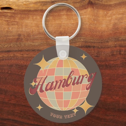 Partij van de Duitse Retro Sleutelhanger (Voorkant)