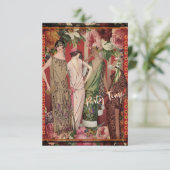 Partij van de Partij van het thema Roaring 20 Kaart (Staand voorkant)