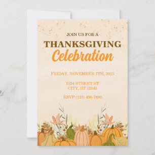 PARTIJ VAN DE THANKSGIVING KAART
