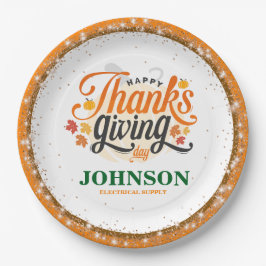 partij van de Thanksgiving Kantoor Papieren Bordje