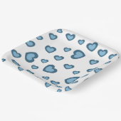 PARTIJ VAN DE VALENTIJN VAN DE LAVE MET DE BORDEN  PAPIEREN BORDJE (Gebogen)