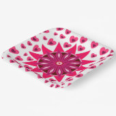 PARTIJ VAN DE VALENTIJN VAN DE LAVE MET DE BORDEN PAPIEREN BORDJE (Gebogen)