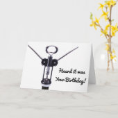 Partij van de Verjaardag van de Kurketrekker van Kaart (Gele Bloem)