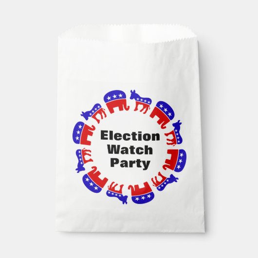 Partij van de verkiezingswaarneming bedankzakje (Voorkant)