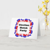 Partij van de verkiezingswaarneming kaart (Gele Bloem)