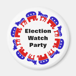 Partij van de verkiezingswaarneming magneet