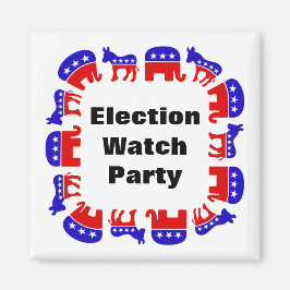 Partij van de verkiezingswaarneming magneet