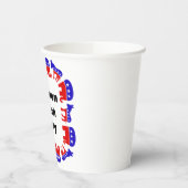 Partij van de verkiezingswaarneming papieren bekers (Links)