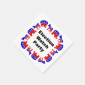 Partij van de verkiezingswaarneming servet (Hoek)