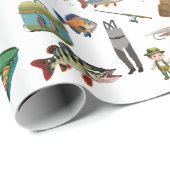 Partij van Geviste artikelen Patrooninpakpapier Cadeaupapier (Rol Hoek)