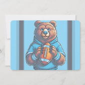 partij van het blauwe Football Kaart (Voorkant)