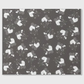 Partij van het Franse Bulldog-thema - Neutraal Bab Cadeaupapier (Vlak)