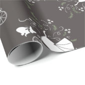 Partij van het Franse Bulldog-thema - Neutraal Bab Cadeaupapier (Rol Hoek)