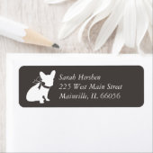 Partij van het Franse Bulldog-thema - Neutraal Bab Etiket (Insitu)