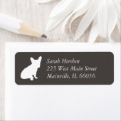 Partij van het Franse Bulldog-thema - Neutraal Bab Etiket (Insitu)