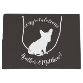 Partij van het Franse Bulldog-thema - Neutraal Bab Groot Cadeauzakje (Voorkant)