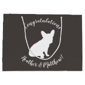 Partij van het Franse Bulldog-thema - Neutraal Bab Groot Cadeauzakje (Achterkant)