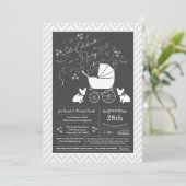 Partij van het Franse Bulldog-thema - Neutraal Bab Kaart (Staand voorkant)