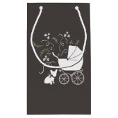 Partij van het Franse Bulldog-thema - Neutraal Bab Klein Cadeauzakje (Achterkant)