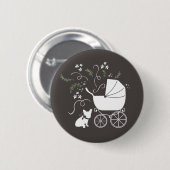 Partij van het Franse Bulldog-thema - Neutraal Bab Ronde Button 5,7 Cm (Voorkant /achterkant)