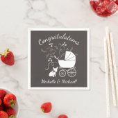 Partij van het Franse Bulldog-thema - Neutraal Bab Servet (Insitu)