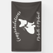 Partij van het Franse Bulldog-thema - Neutraal Bab Spandoek (Verticaal)