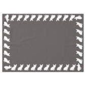 Partij van het Franse Bulldog-thema - Neutraal Bab Tafelkleed (Voorkant (Horizontaal))