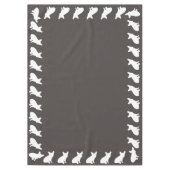 Partij van het Franse Bulldog-thema - Neutraal Bab Tafelkleed (Voorkant)