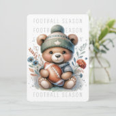partij van het Schattige Football Kaart (Staand voorkant)