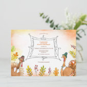 partij van het Thanksgiving Jubileum Kaart (Staand voorkant)